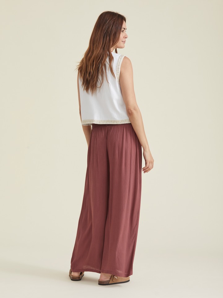 Calca Feminina Pantalonas Solida