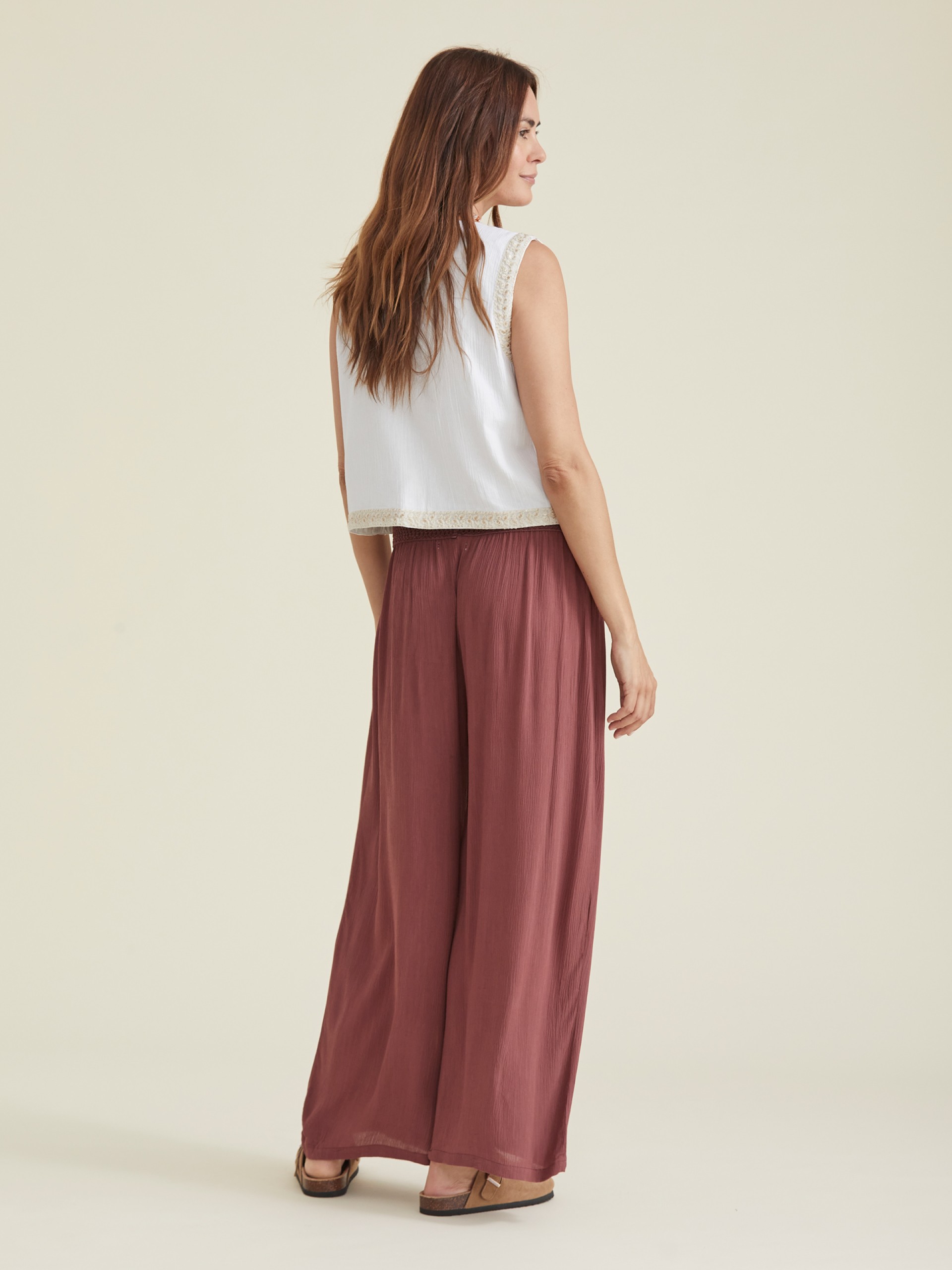 Calca Feminina Pantalonas Solida