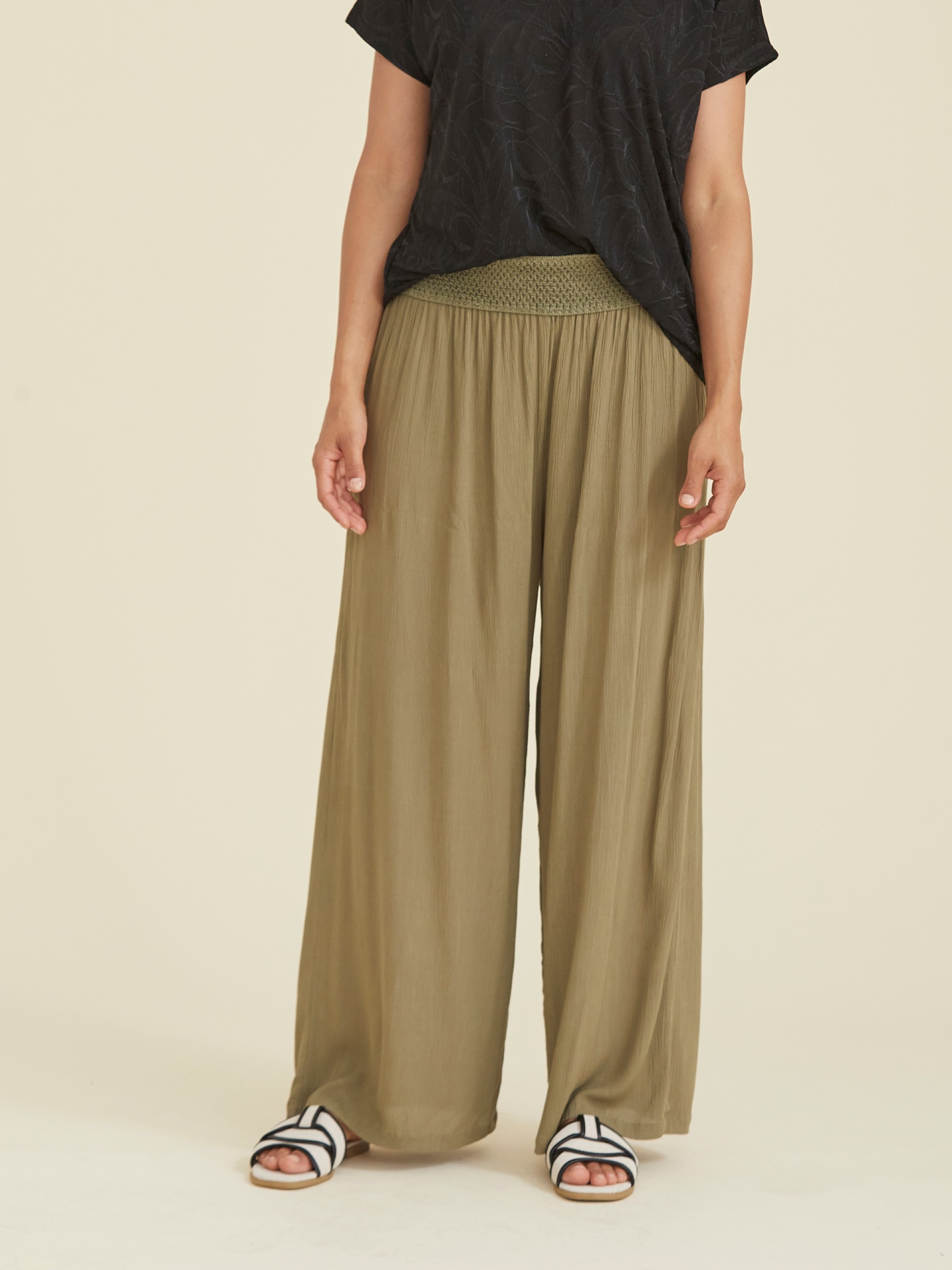 Calca Feminina Pantalonas Solida