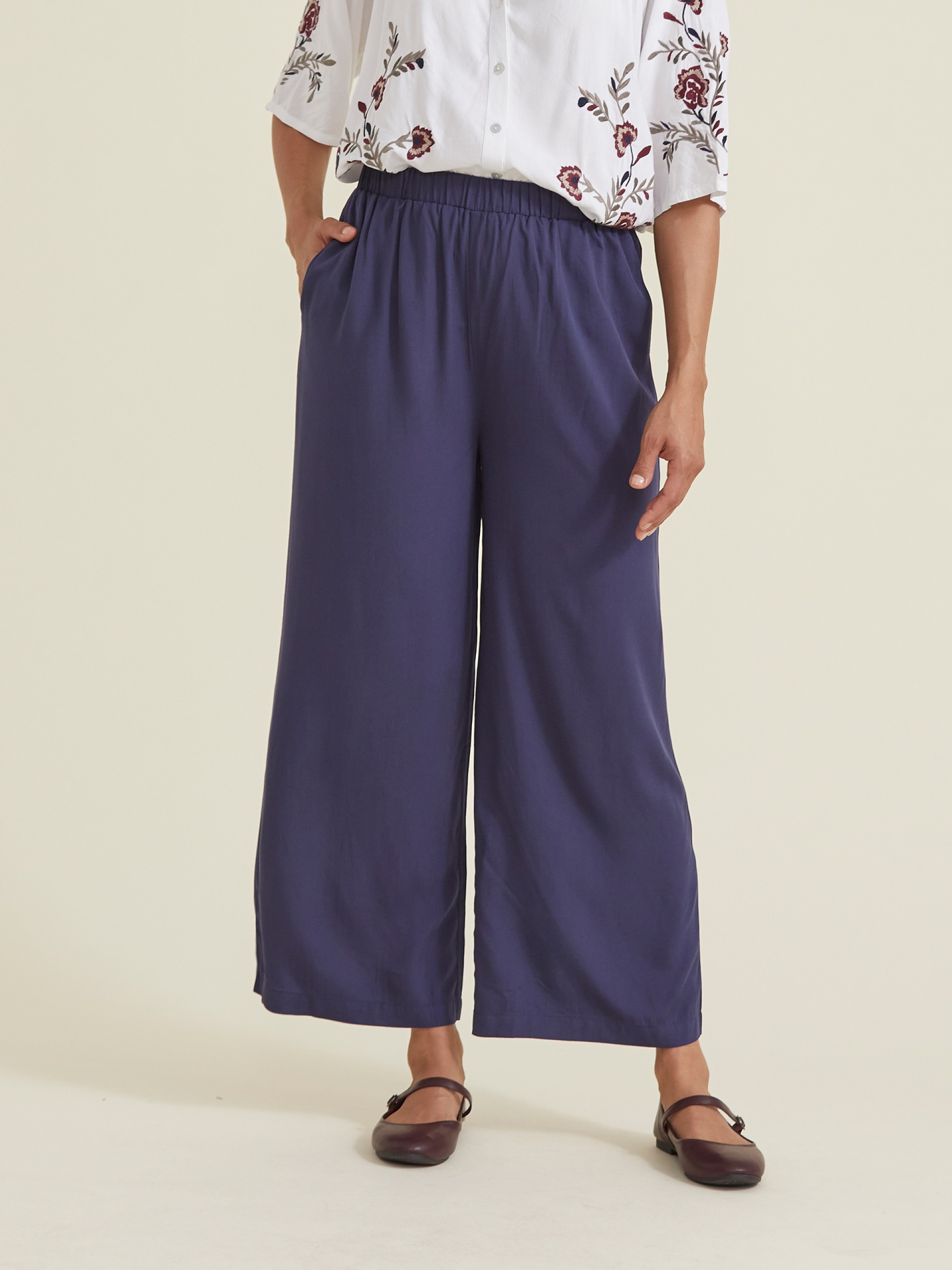 Calcas Solidas Azuis