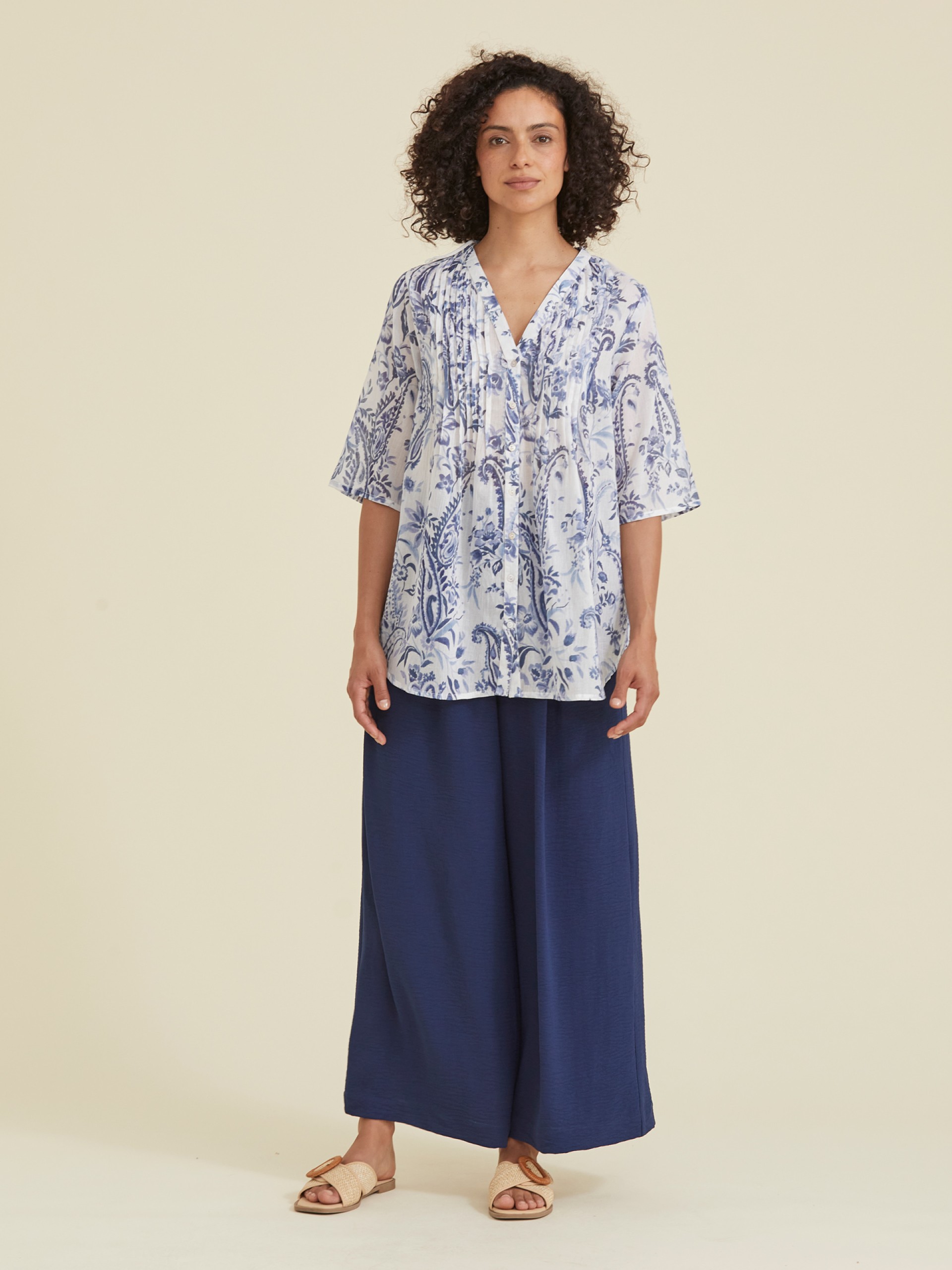 Tunica em Algodao Estampado