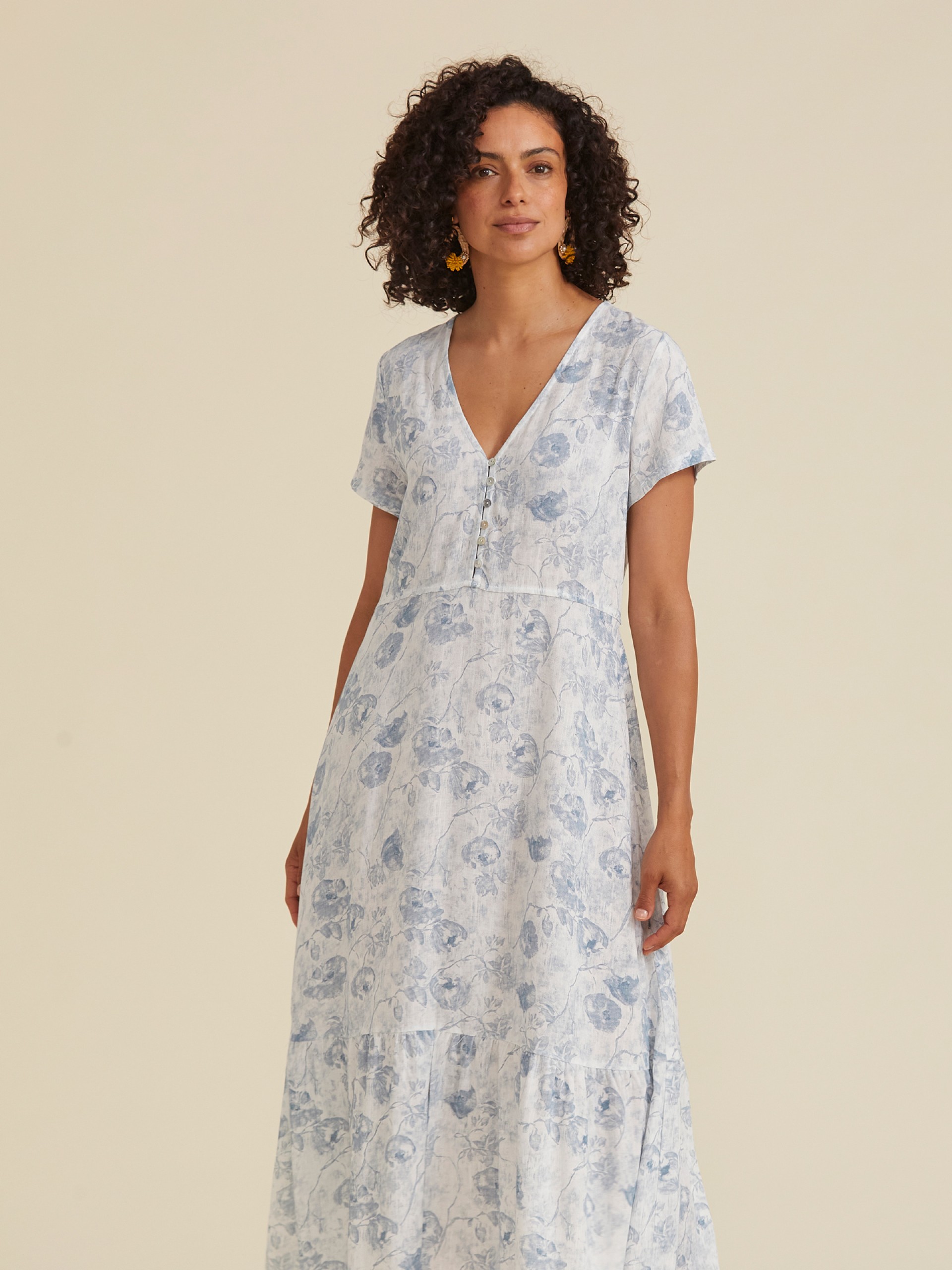 Vestido Comprido Floral