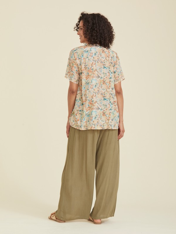 Tunica com Estampado Laranja Tunica com Estampado Laranja