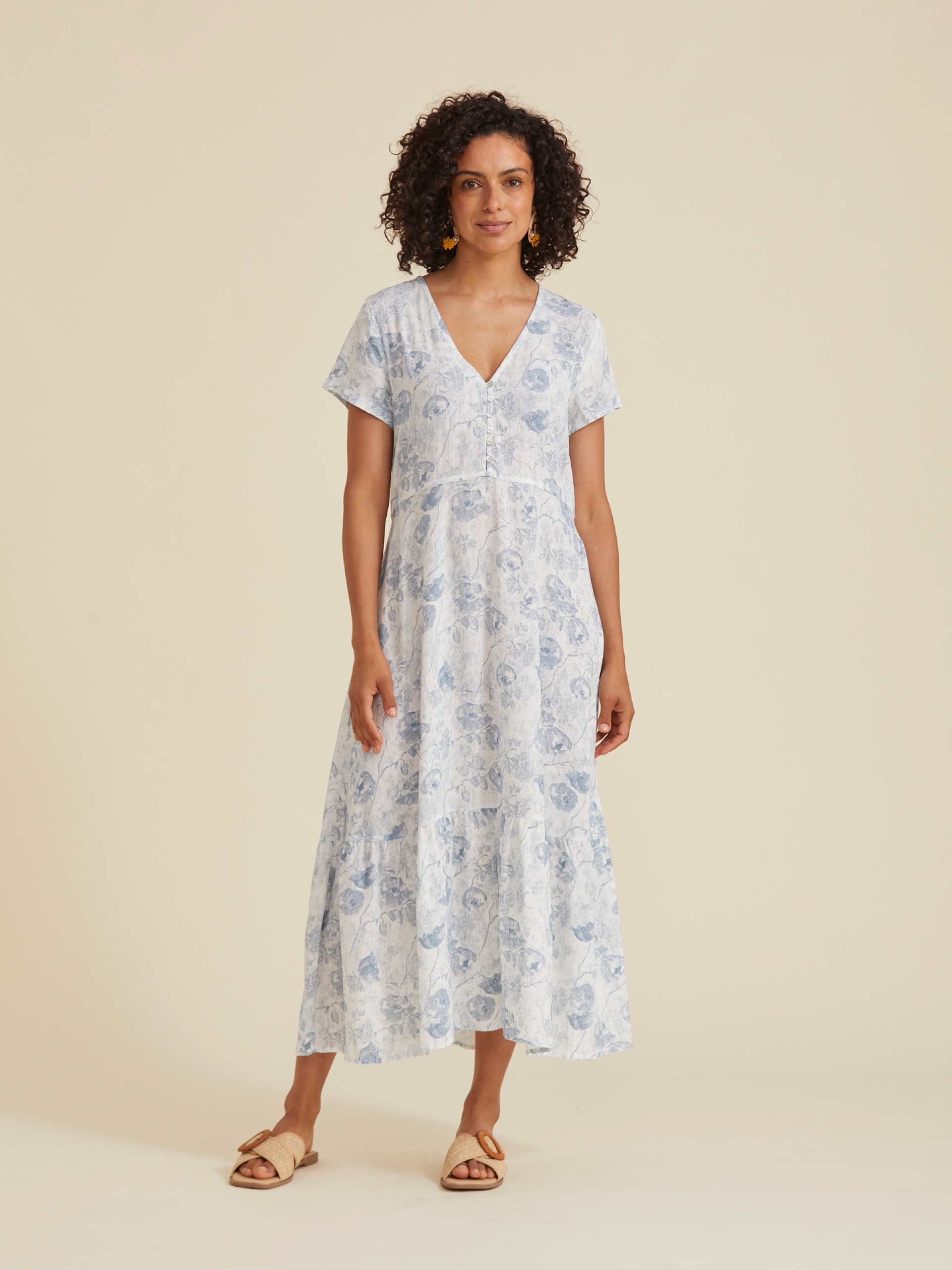 Vestido Comprido Floral