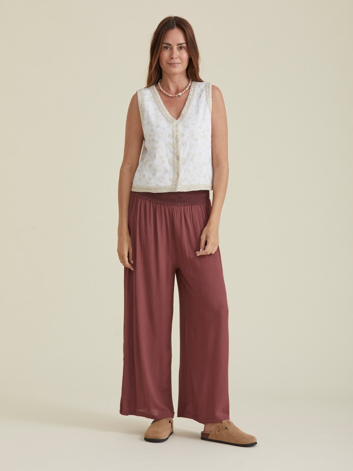 Colete Bordado Boho