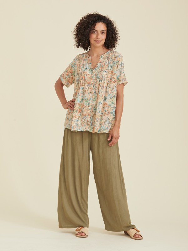 Tunica com Estampado Laranja Tunica com Estampado Laranja