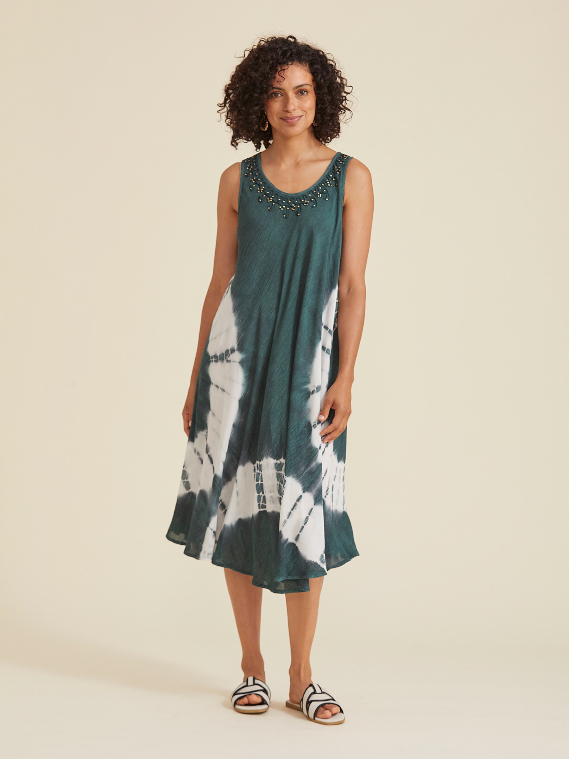 Vestido Midi Tie Dye