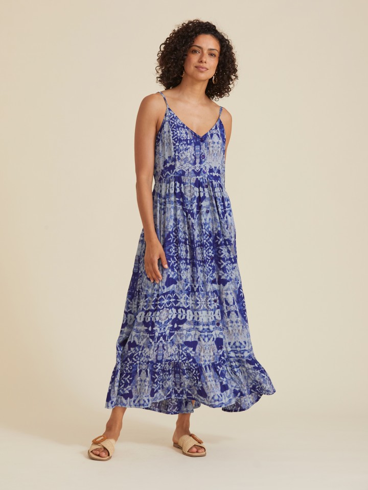 Vestido Midi de Alcas