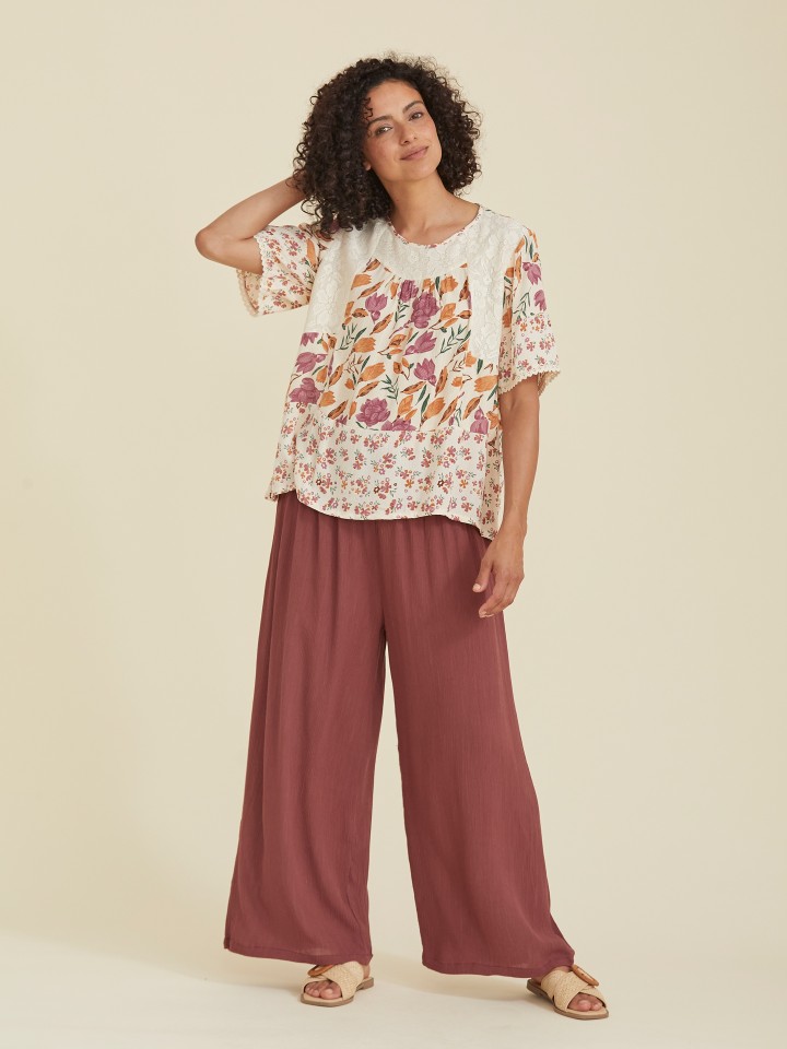 Blusa Boho Romantica