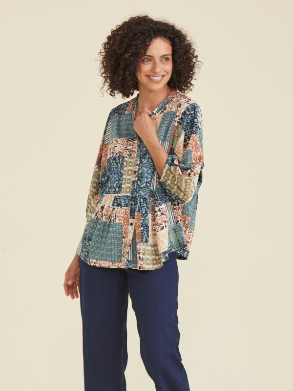 Blusa Patchwork