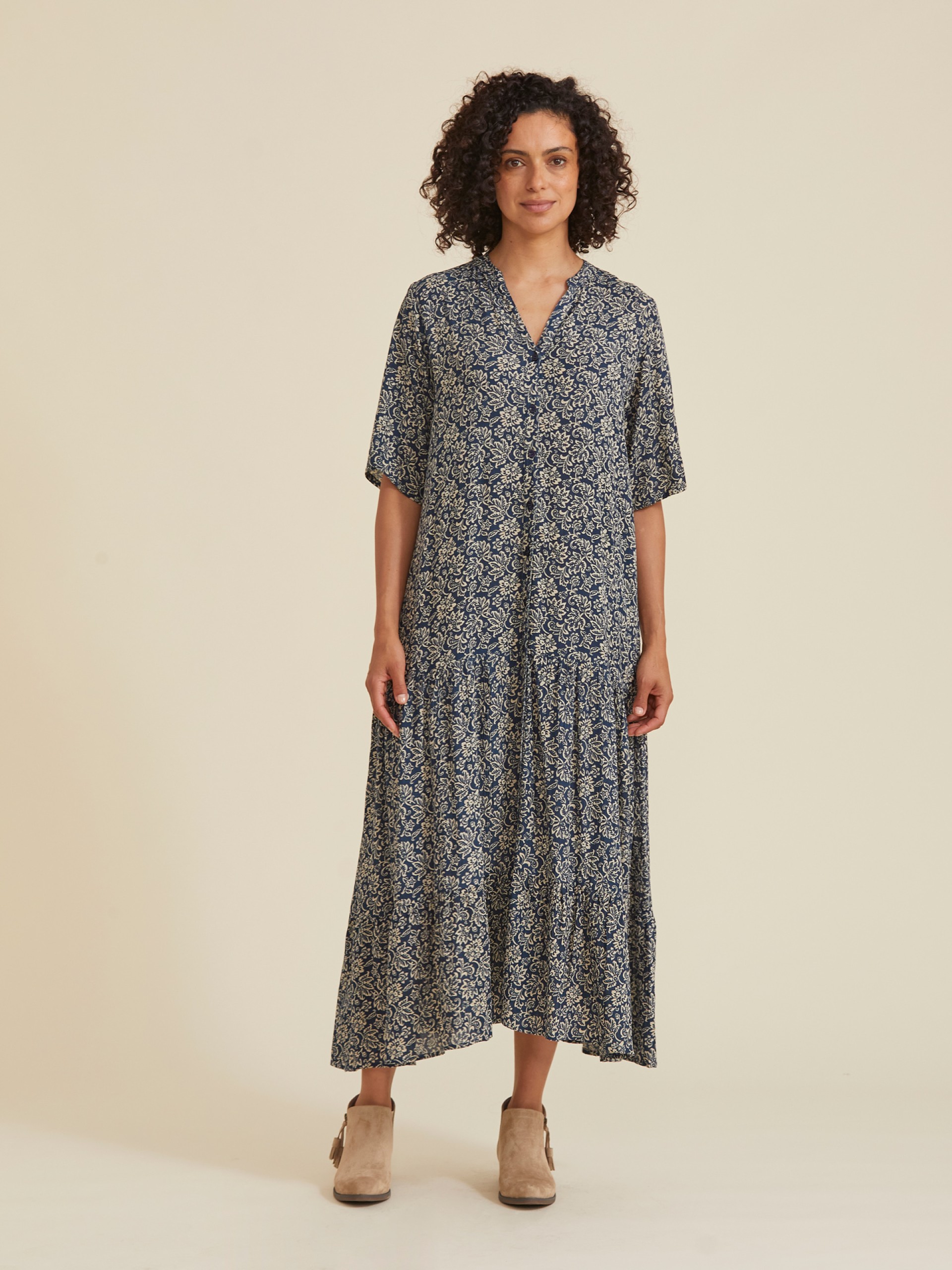 Vestido Comprido Fluido