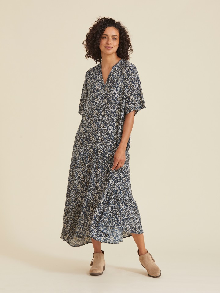 Vestido Comprido Fluido