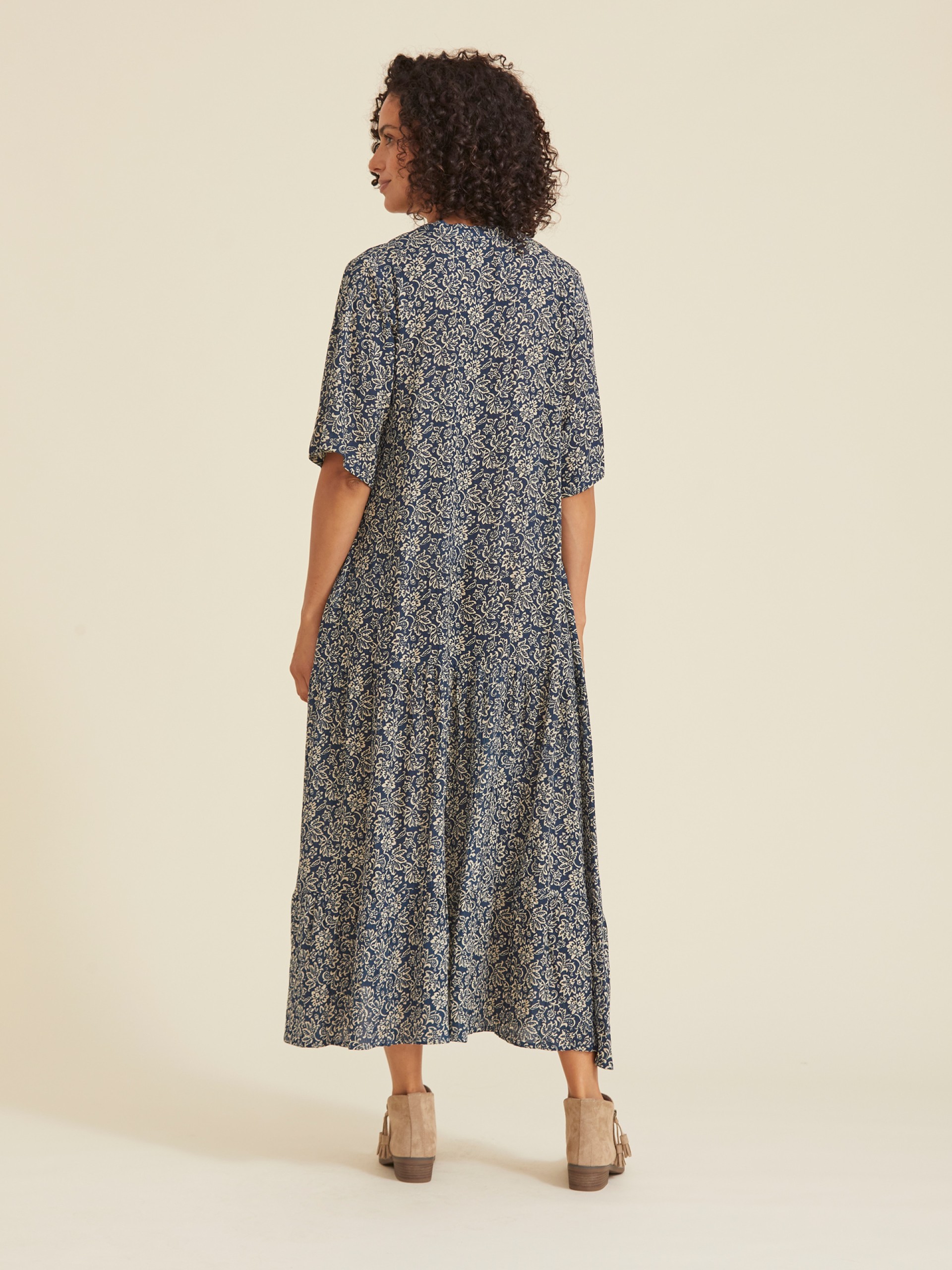 Vestido Comprido Fluido