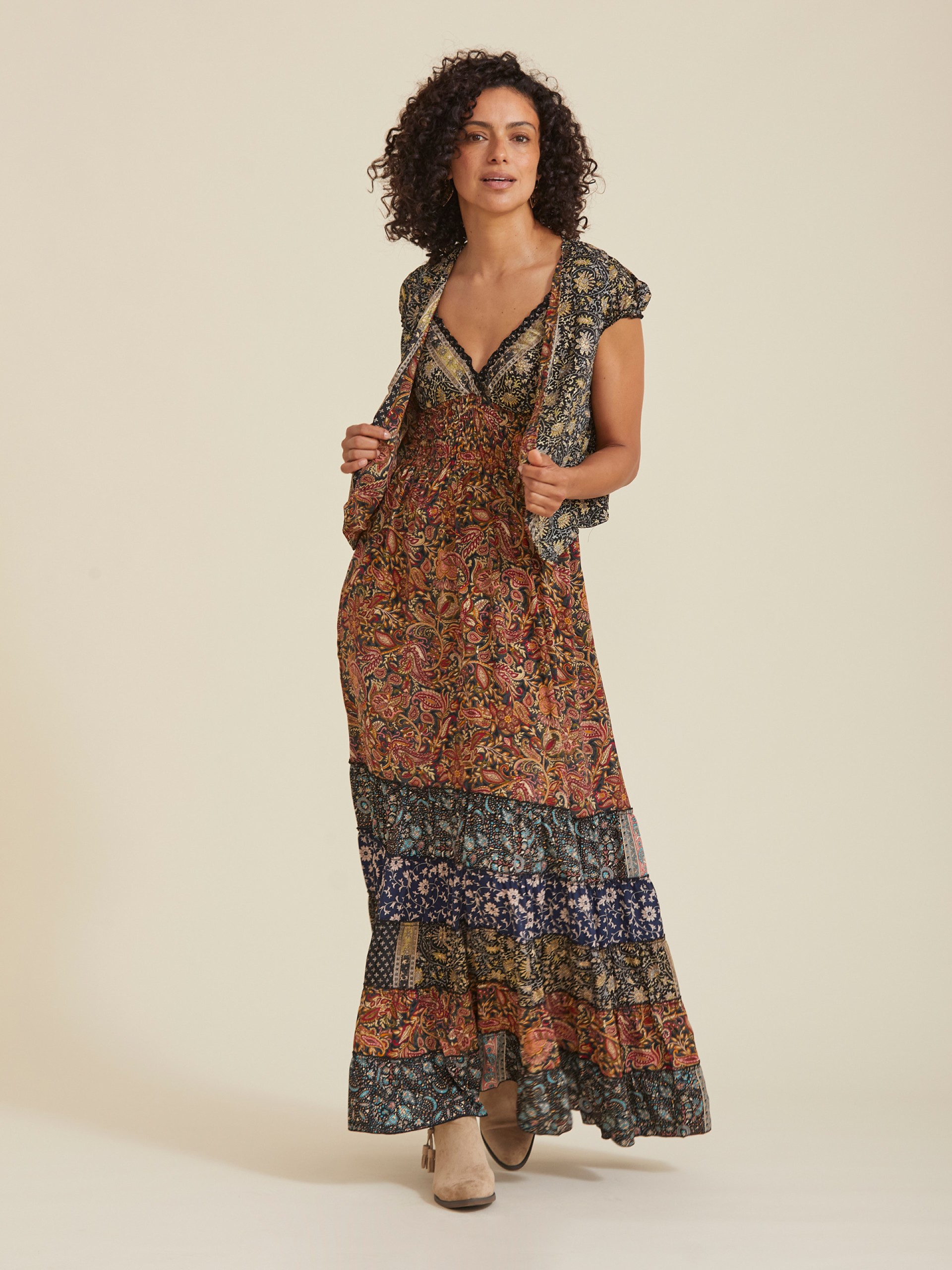 Colete Estampado Etnico