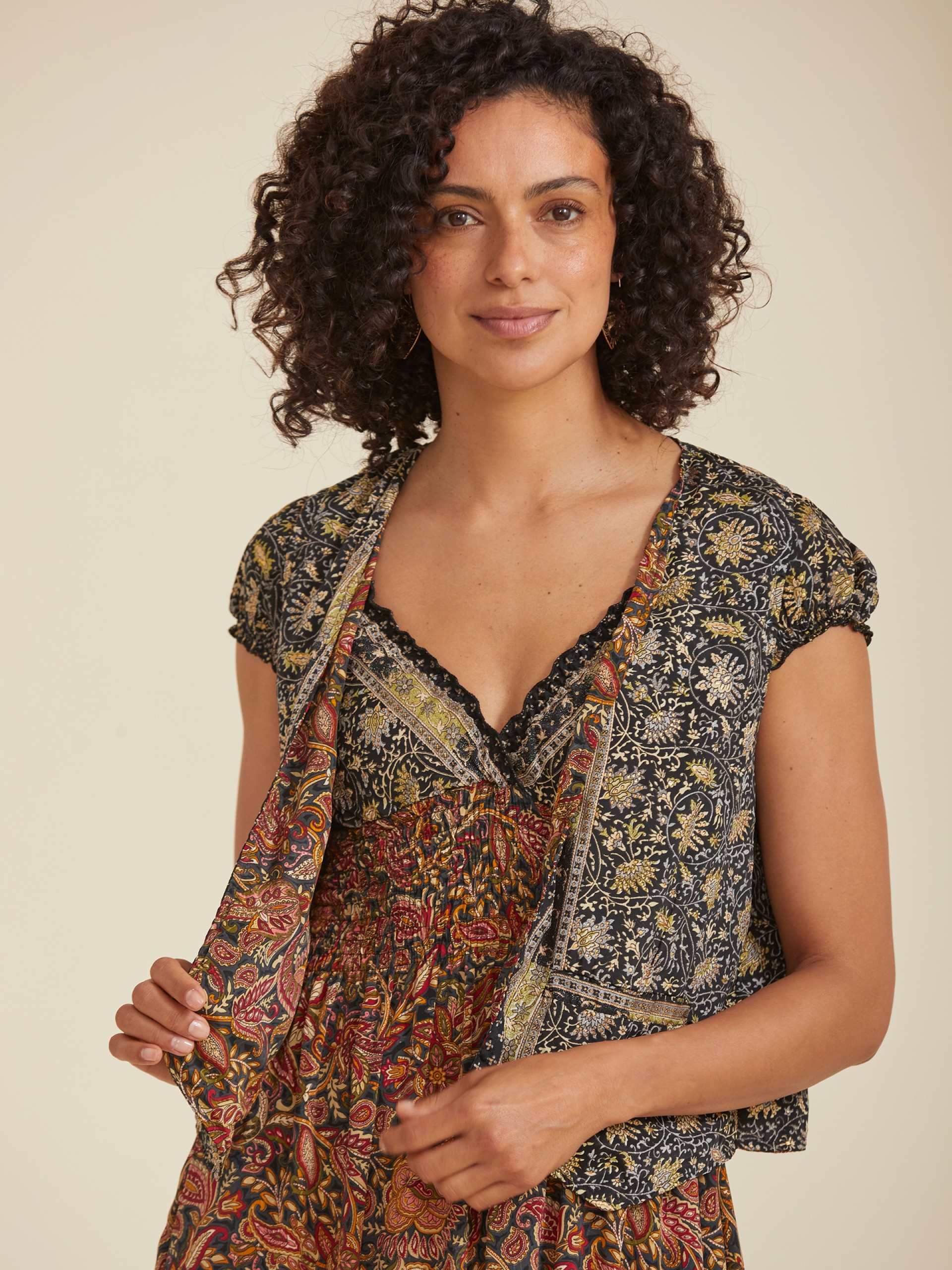 Colete Estampado Etnico