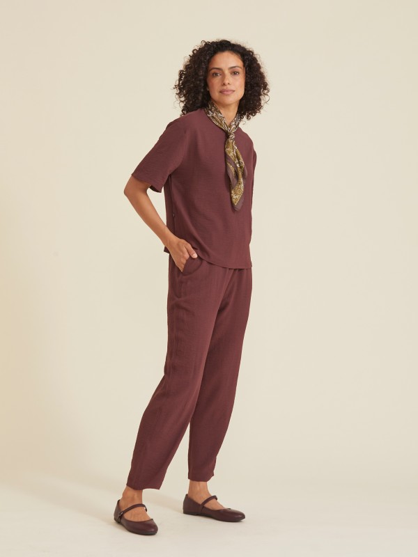 Blusa Solida com Botoes Blusa Solida com Botoes