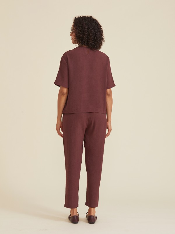 Blusa Solida com Botoes Blusa Solida com Botoes