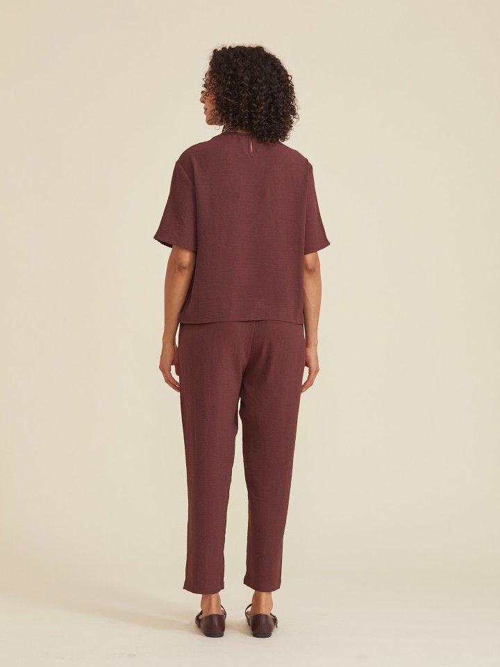 Blusa Solida com Botoes
