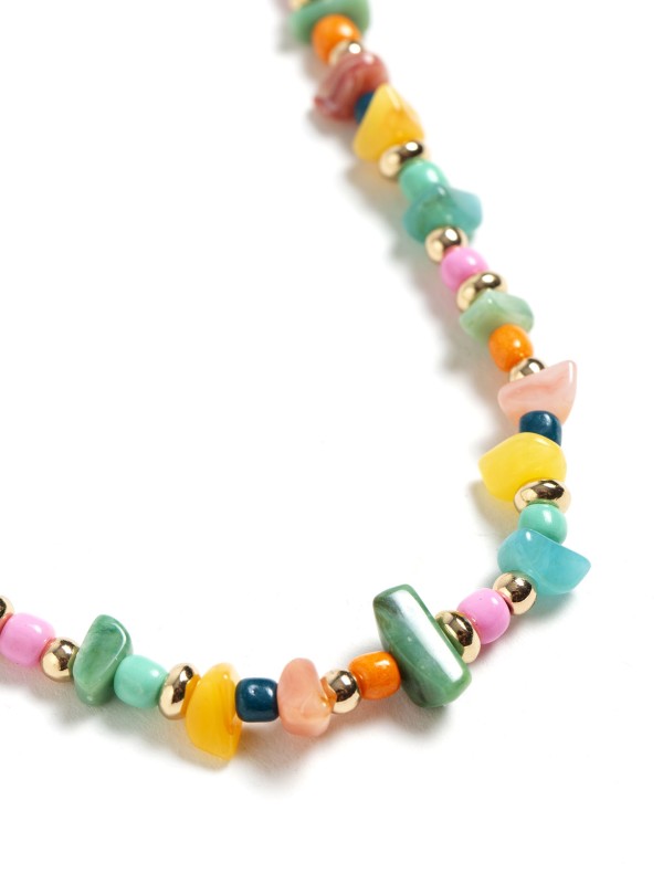 Colar Curto Colorido