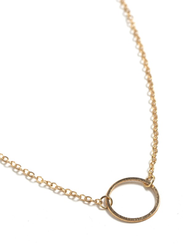 Colar Fino Aco Inoxidavel Dourado