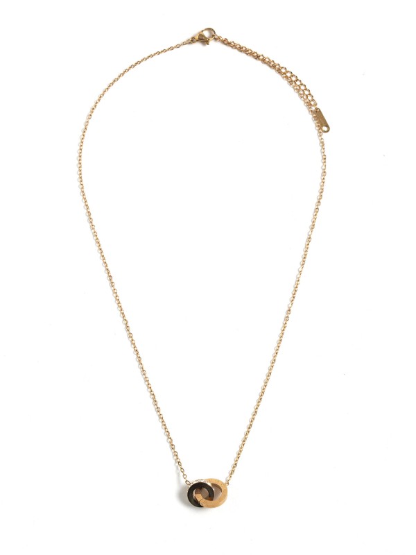 Colar Aco Inoxidavel Dourado