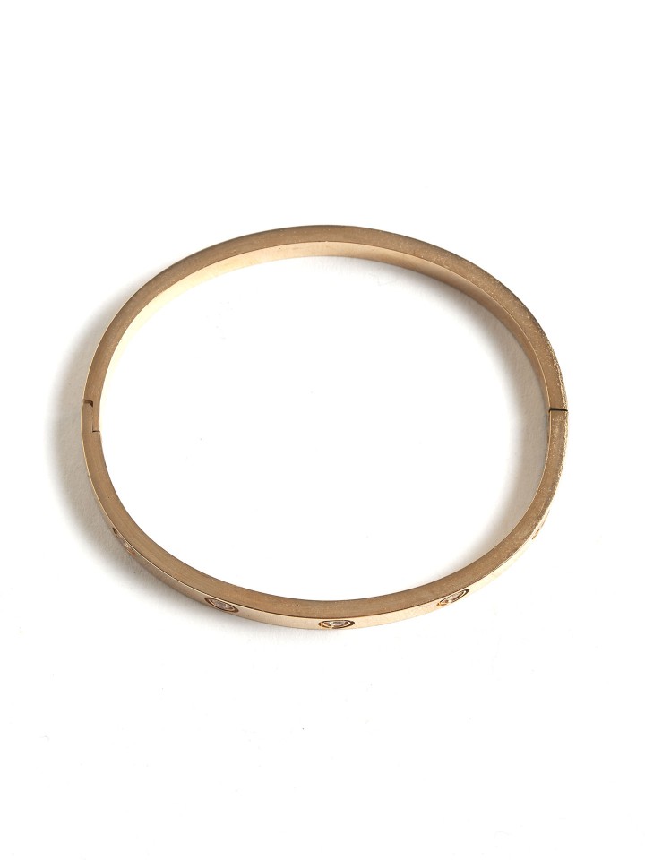 Pulseira Aco Inoxidavel Dourada