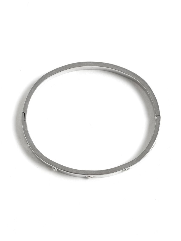 Pulseira Aco Inoxidavel Prateada Pulseira Aco Inoxidavel Prateada