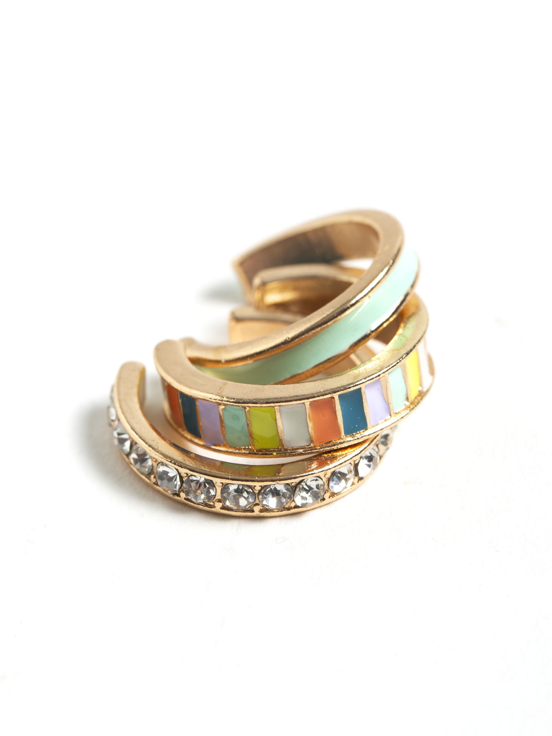 Set de Aneis Dourados