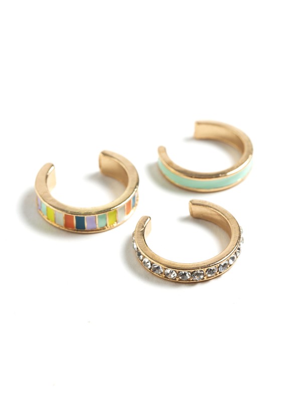 Set de Aneis Dourados