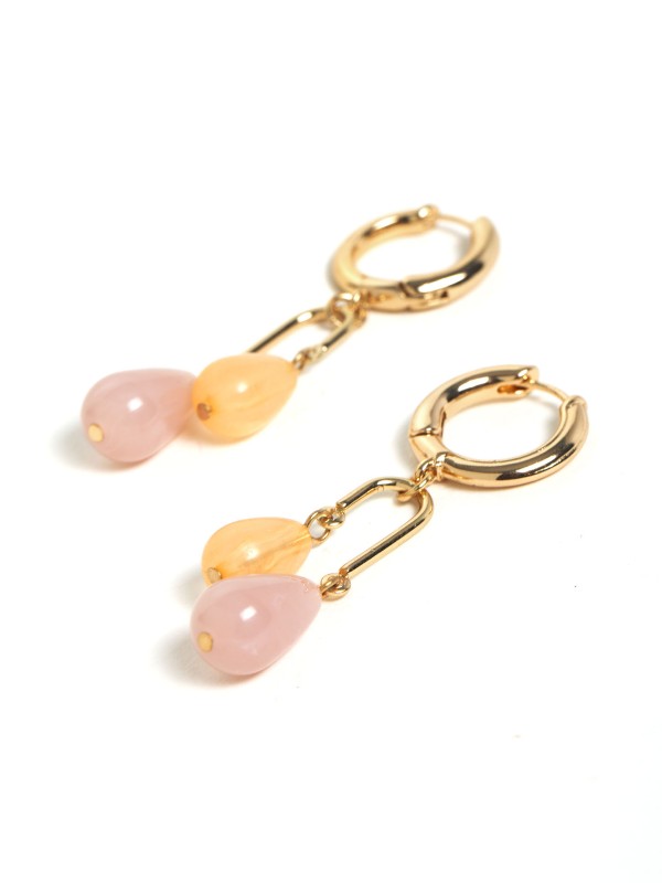 Brincos Dourados Drops