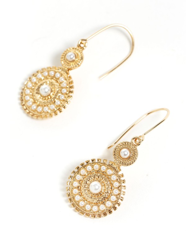 Brincos Redondos Dourados