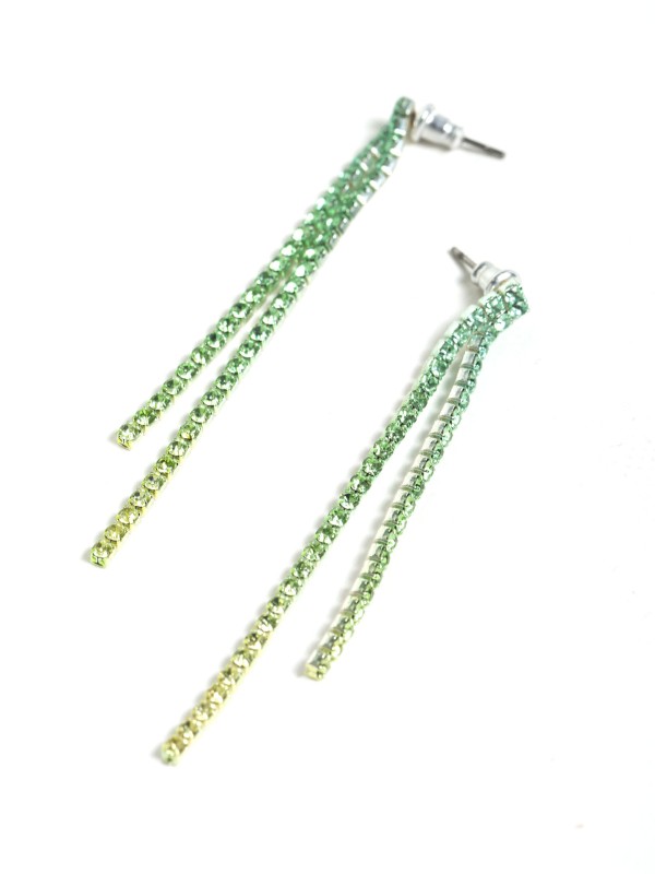 Brincos Degrade Verde