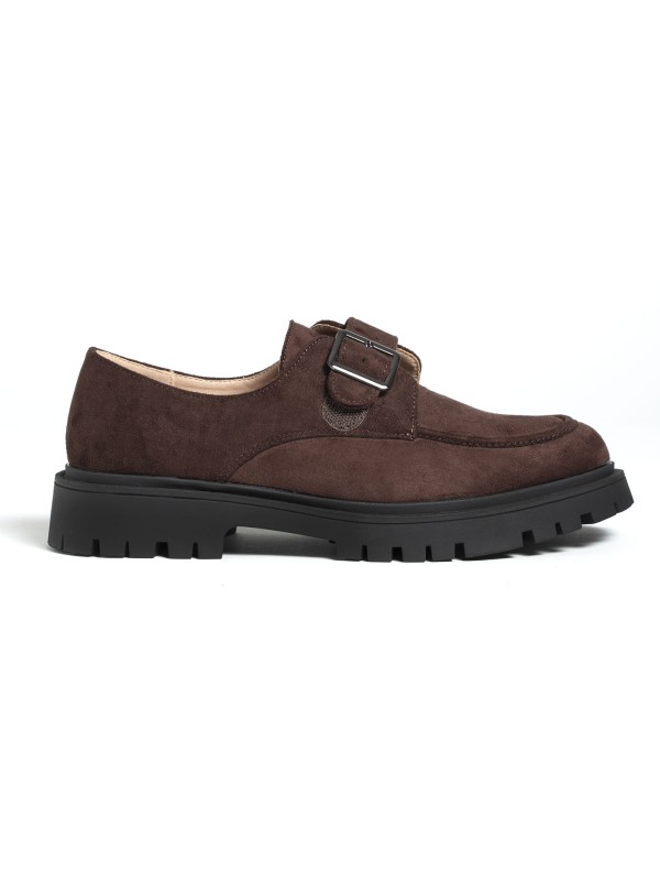Loafer Com Fivela e Sola Tratorada Loafer Com Fivela e Sola Tratorada