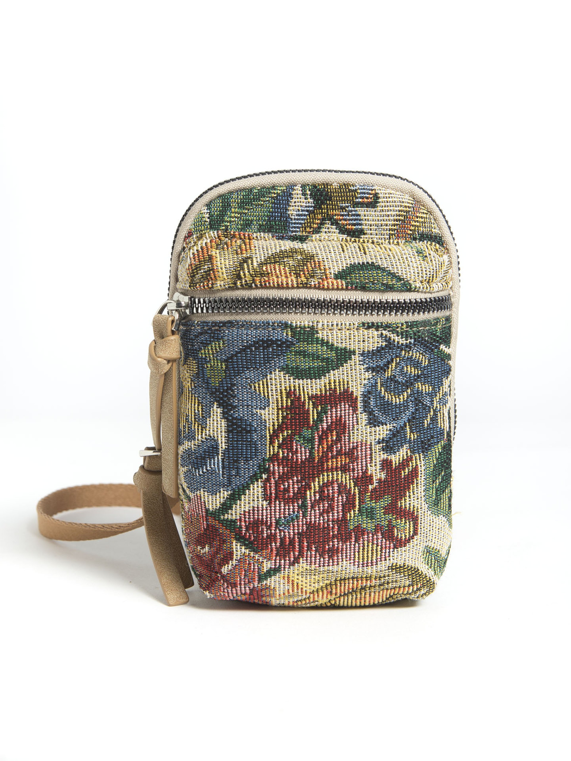 Mini Bolsa a Tiracolo Com Padrao Floral