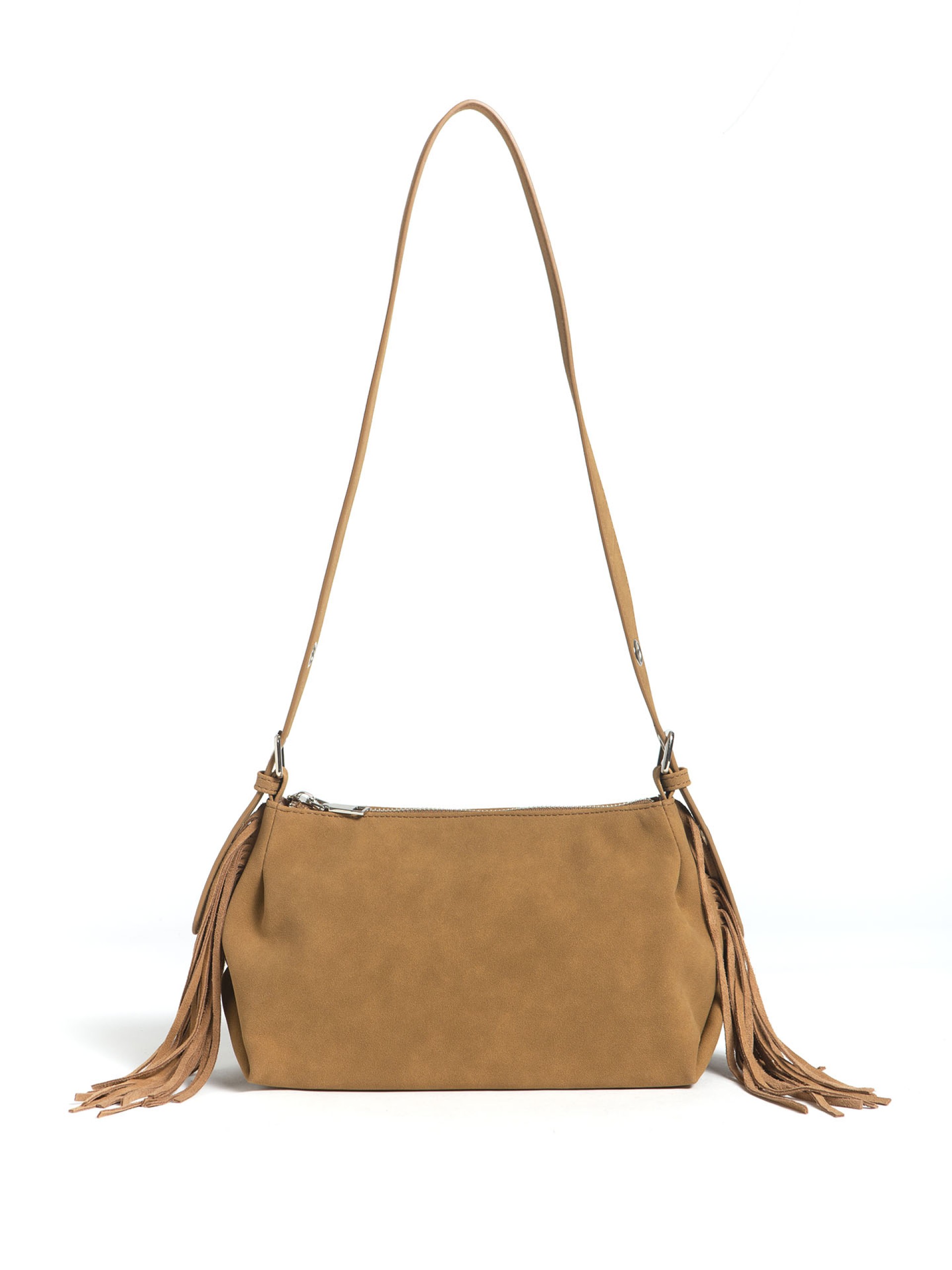 Mala De Ombro Com Franjas