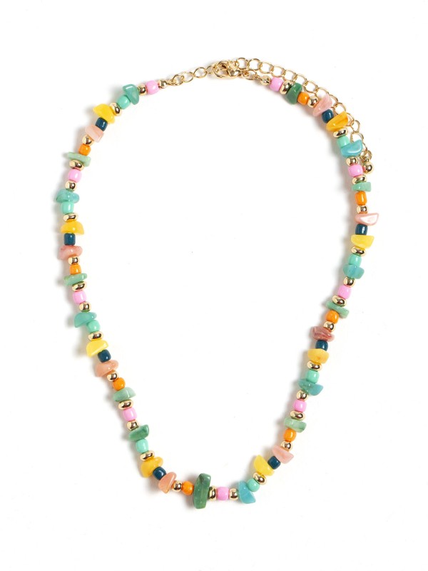 Colar Curto Colorido