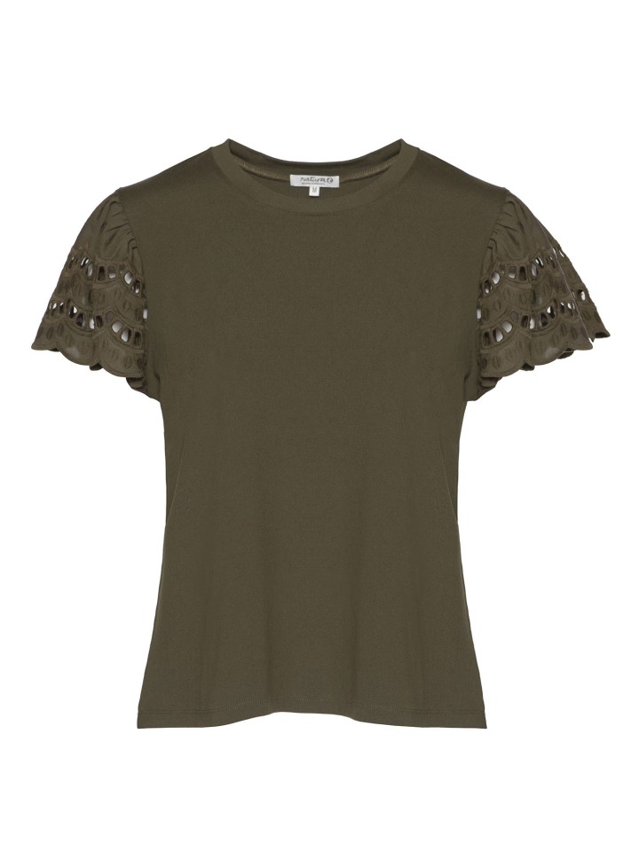 T-shirt Bordada Solida