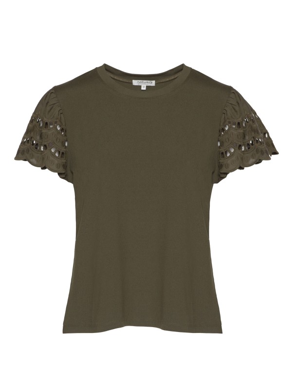 T-shirt Bordada Solida T-shirt Bordada Solida