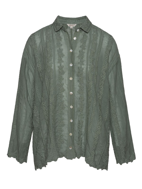 Camisa Bordada Solidas