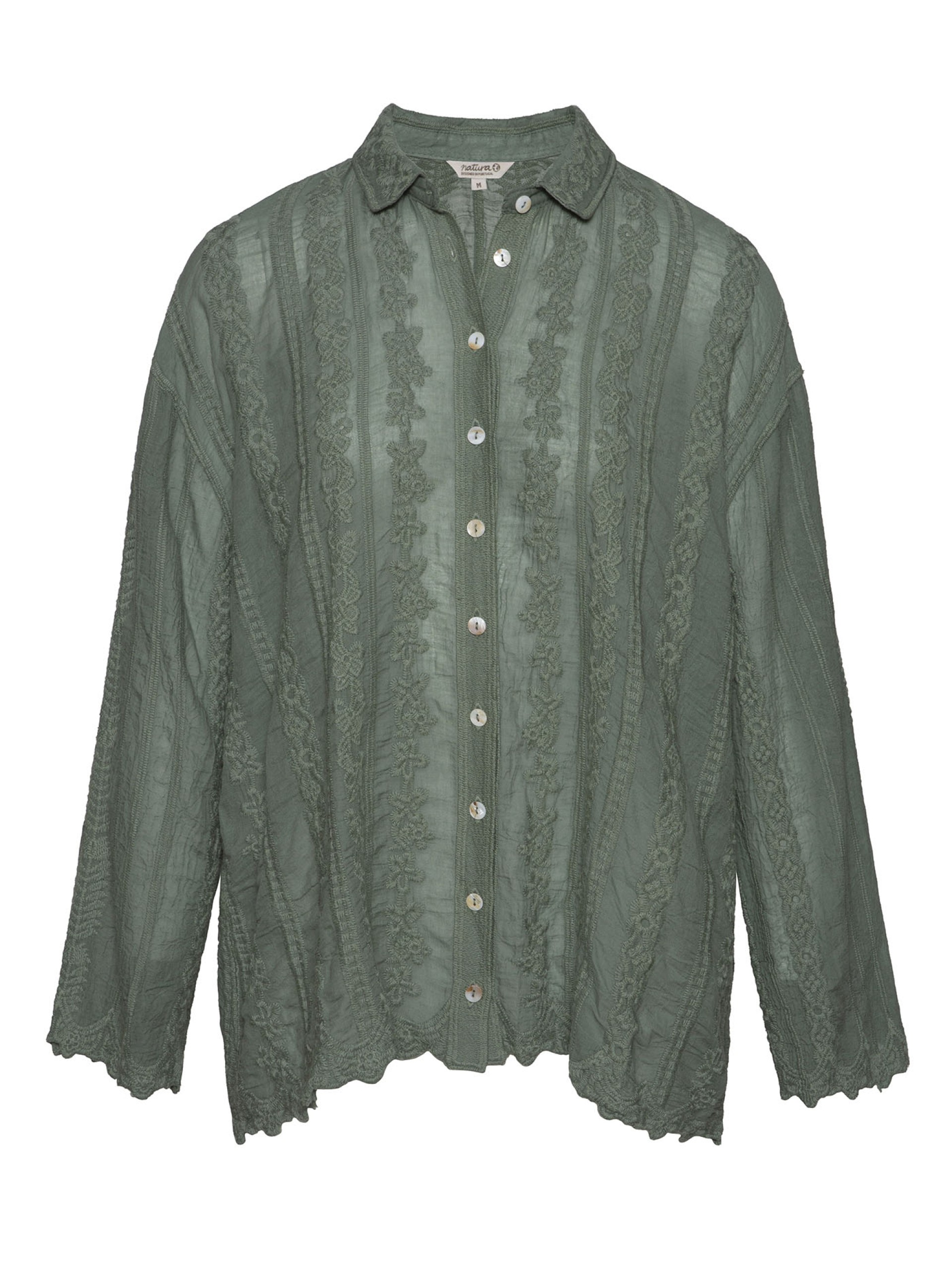 Camisa Bordada Solidas