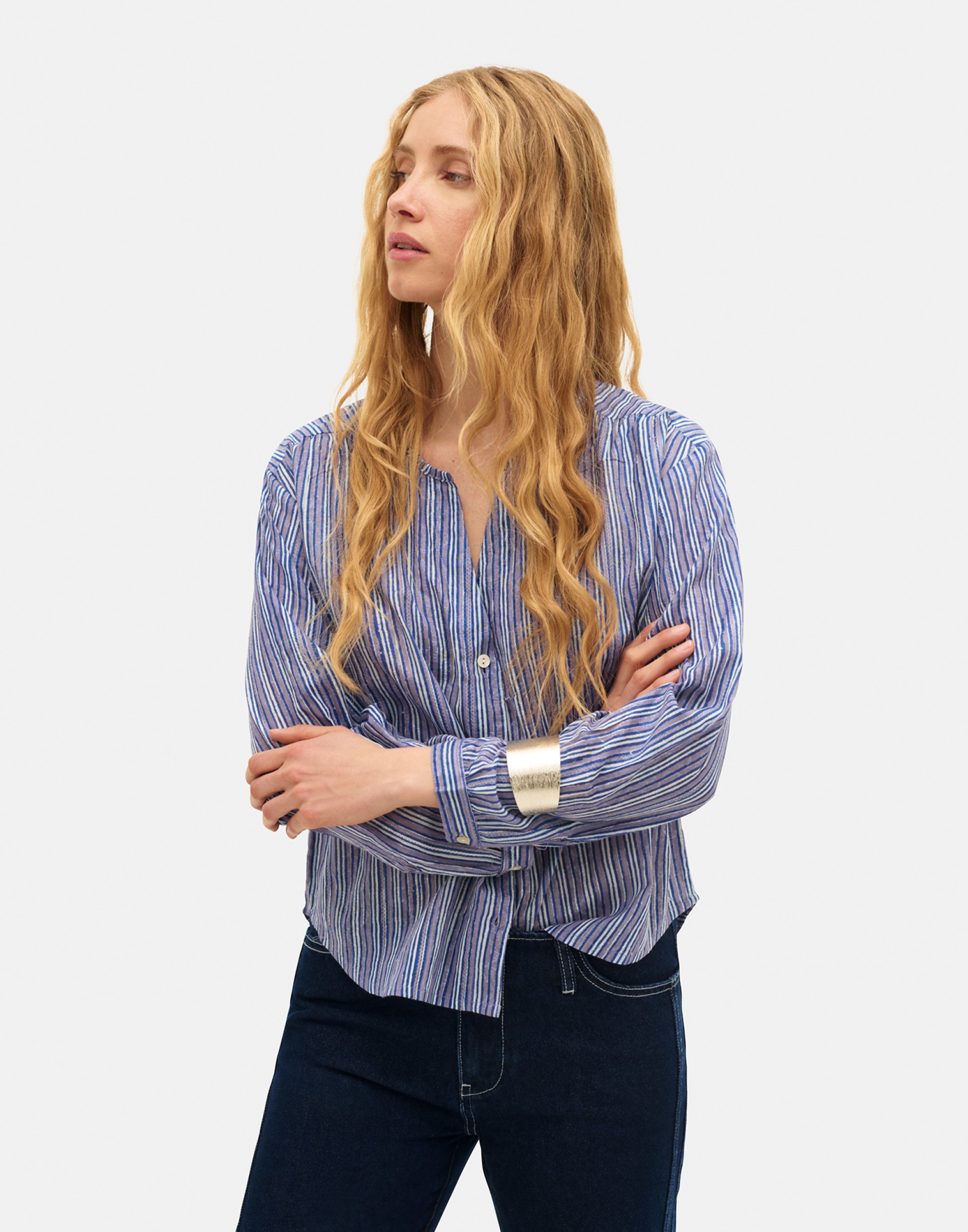 Camisola listrada Dobby Chennai