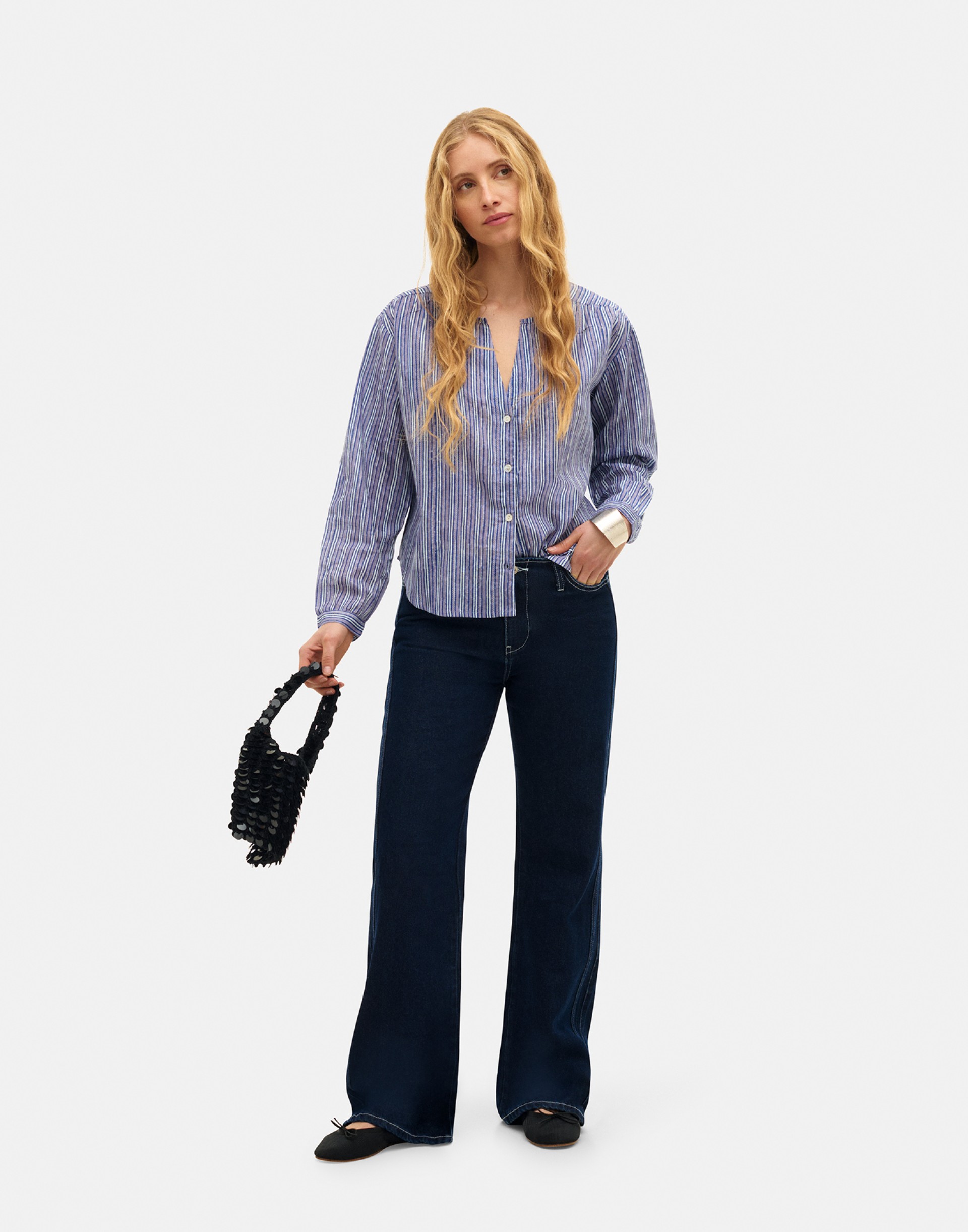 Camisola listrada Dobby Chennai