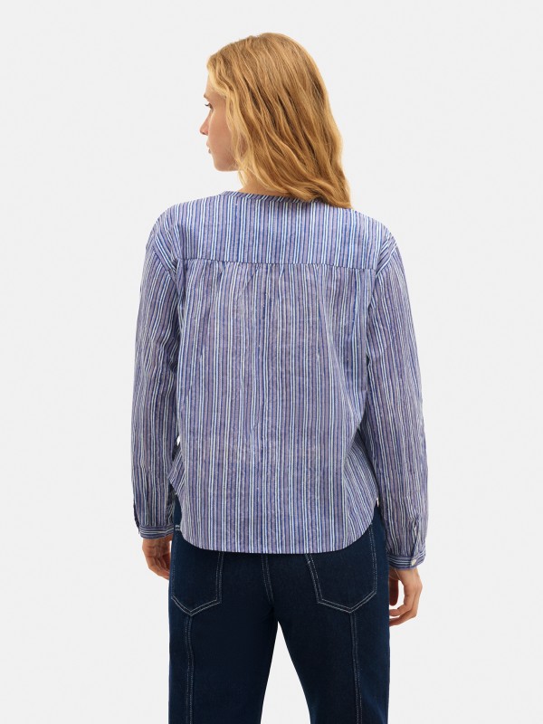 Camisola listrada Dobby Chennai Camisola listrada Dobby Chennai