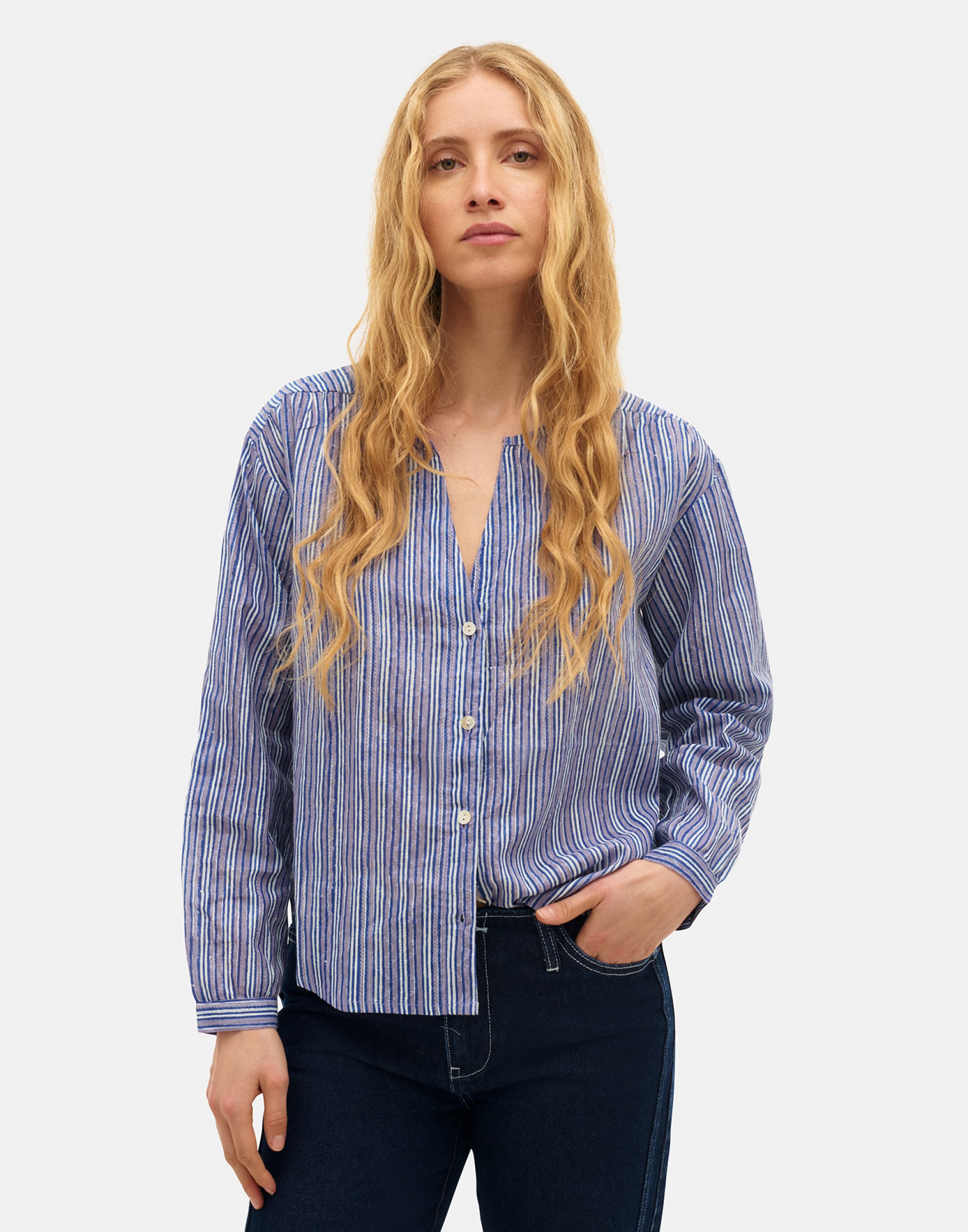 Camisola listrada Dobby Chennai