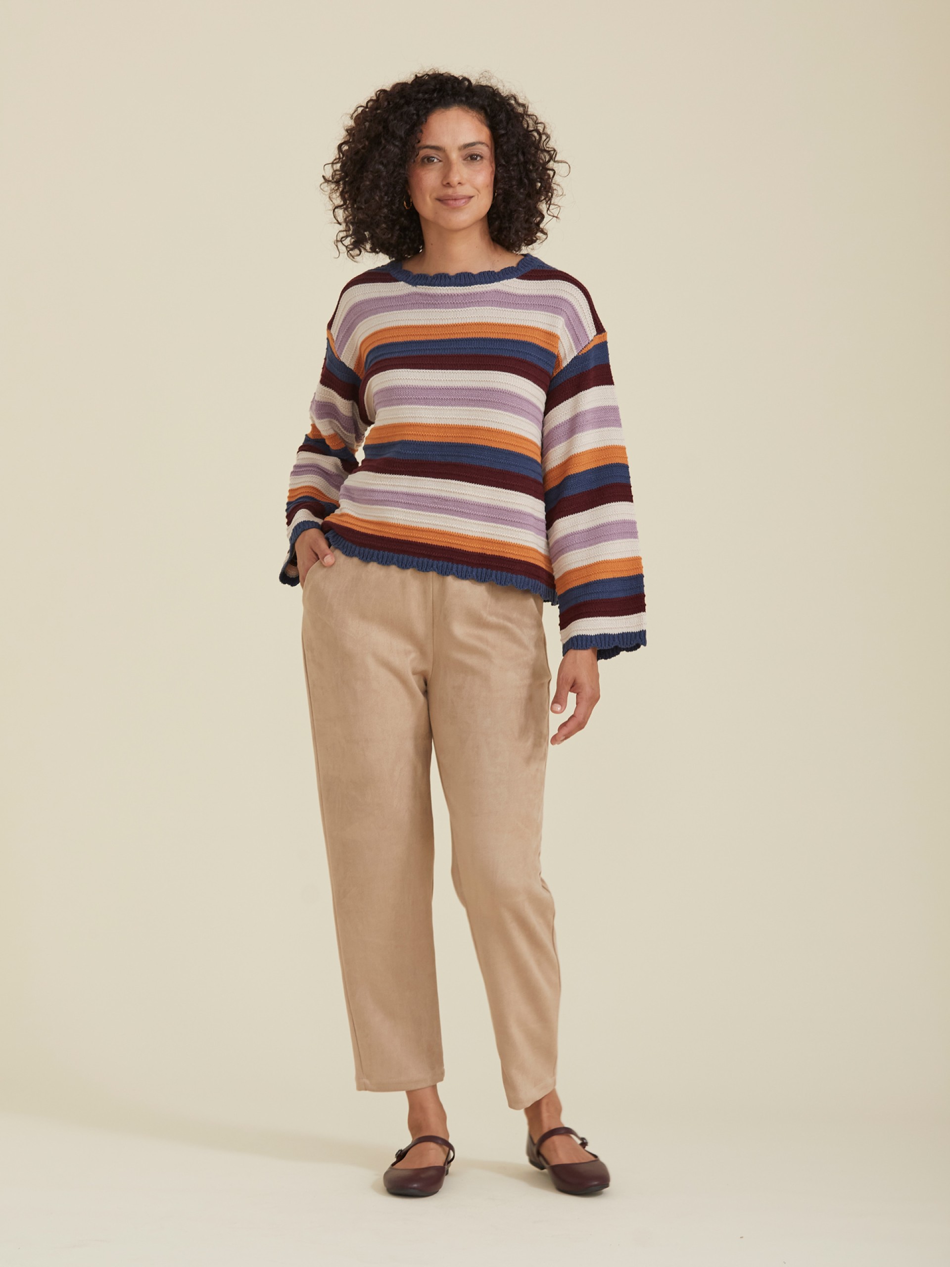 Camisola de Malhas as Riscas