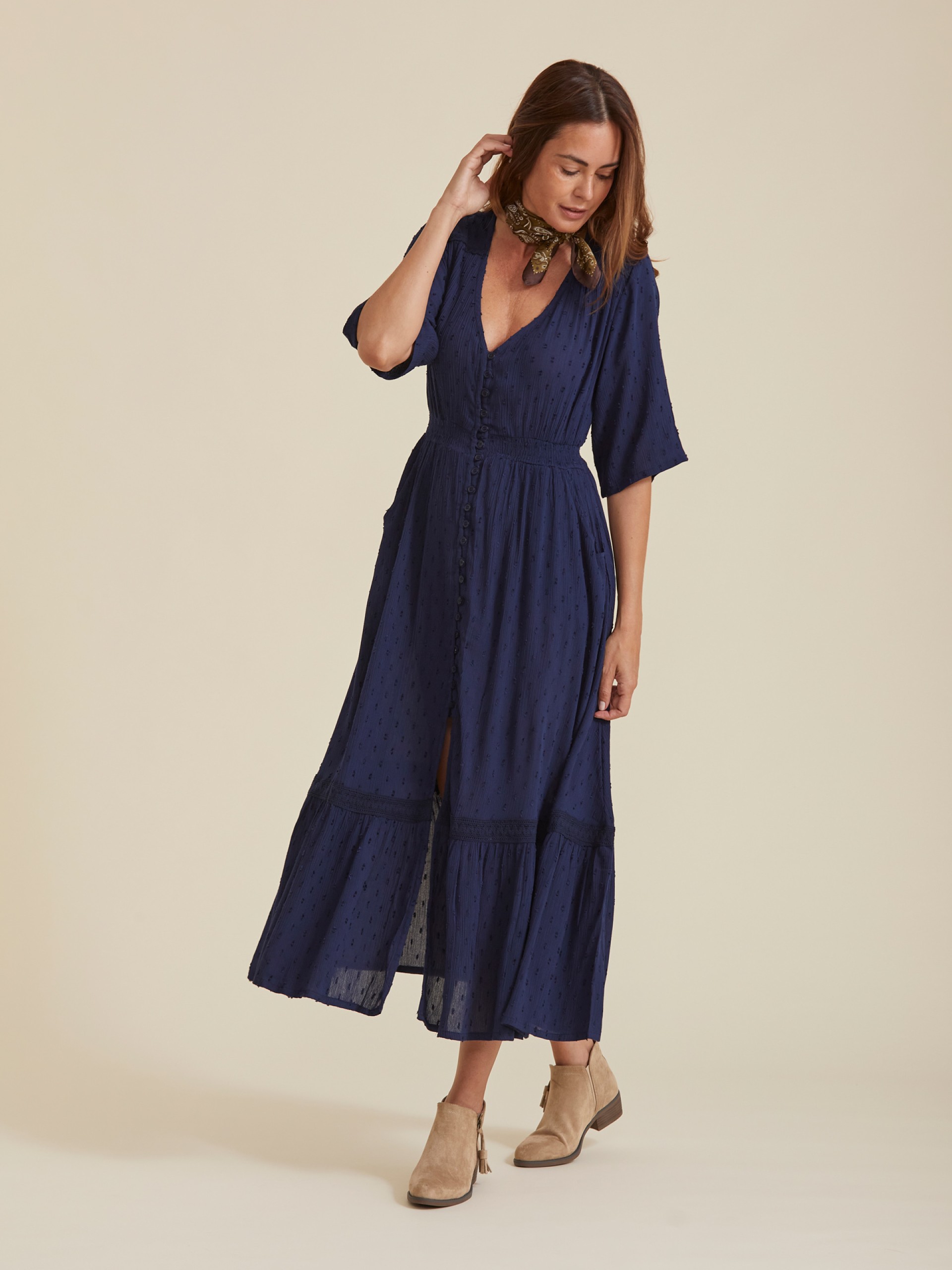 Vestido Comprido Solido