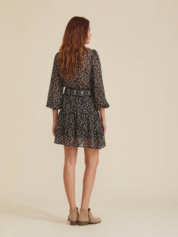 Vestido Curto Estampado Floral Vestido Curto Estampado Floral