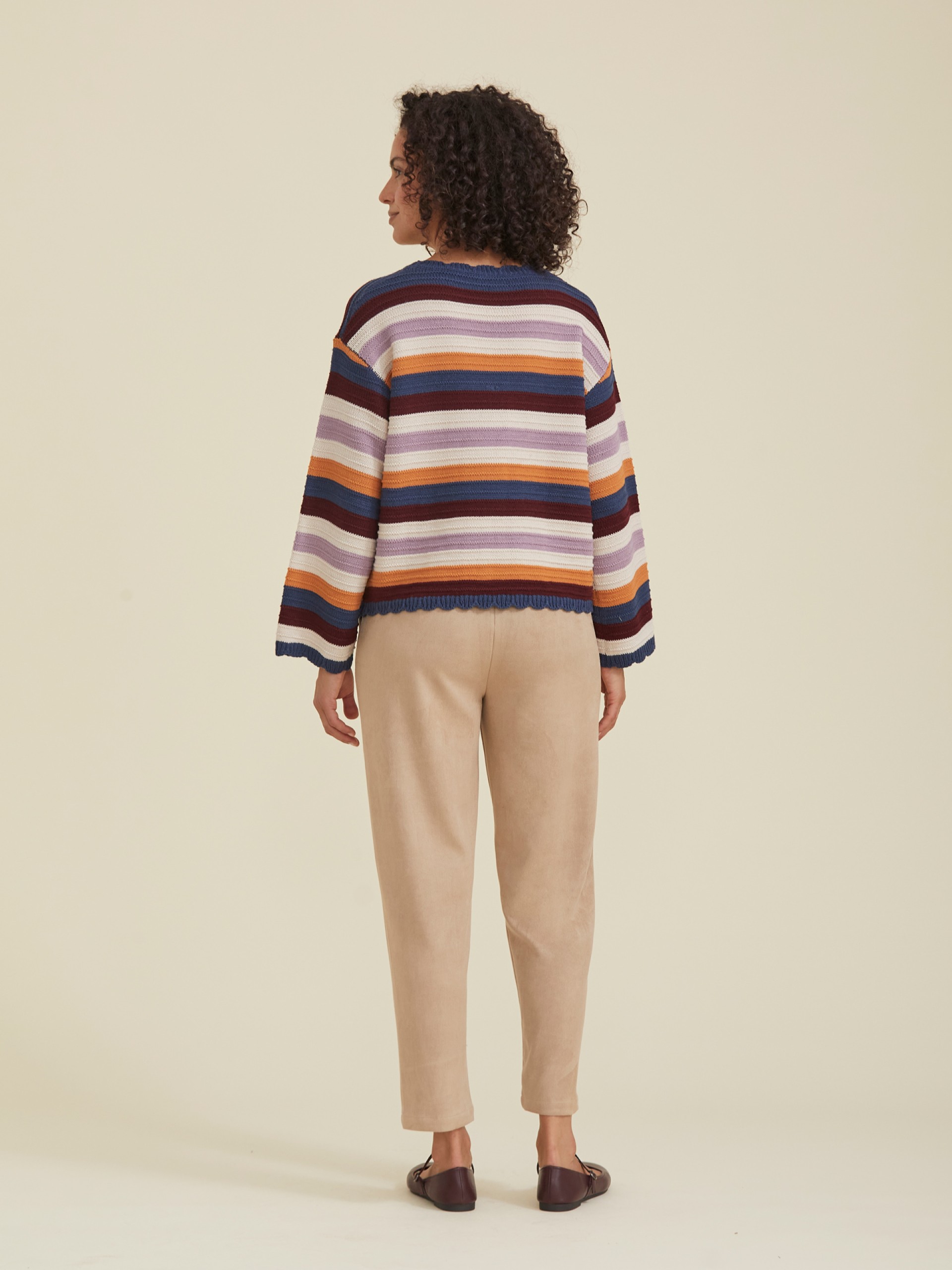 Camisola de Malhas as Riscas