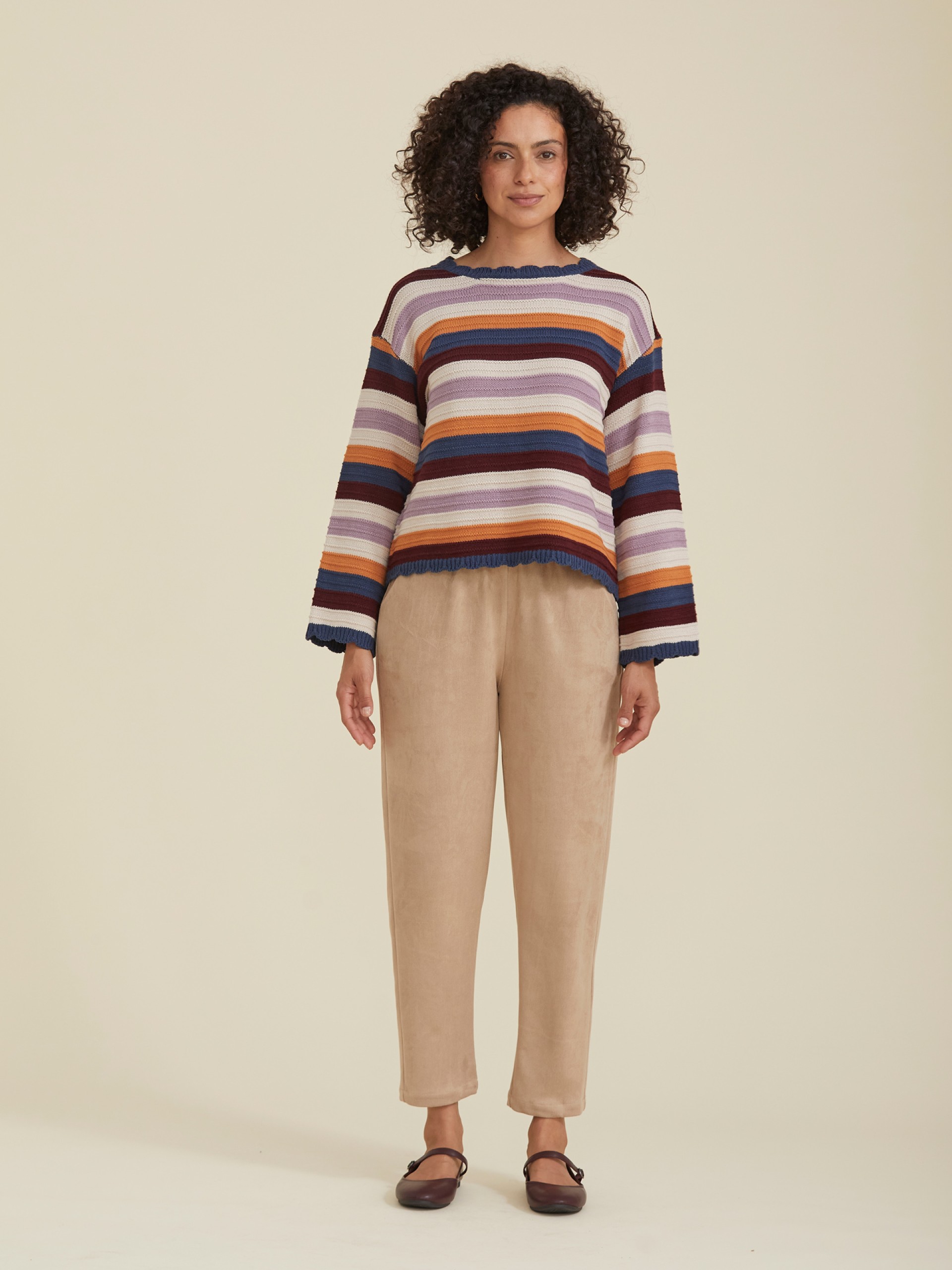 Camisola de Malhas as Riscas