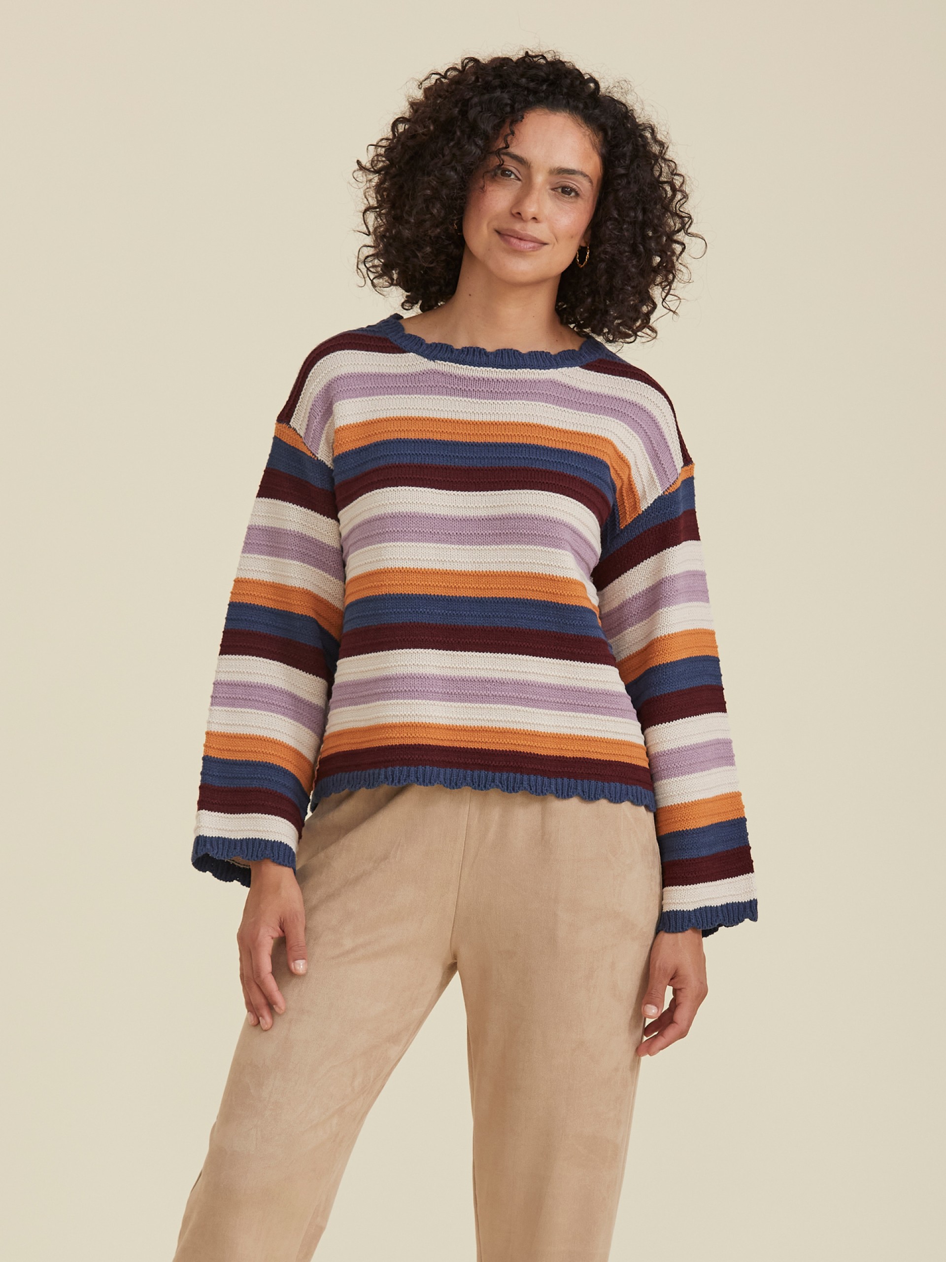 Camisola de Malhas as Riscas